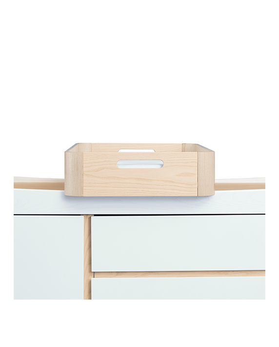 GaiaBaby-Dresser-ChangingStation-NaturalAsh-ScandiWhite-OnDresser