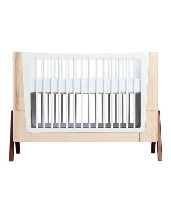 GaiaBaby-Hera-CotBed-NaturalAsh-HighMattress