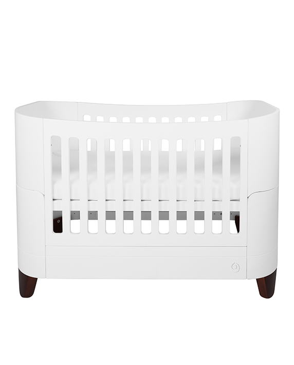 Serena Convertible Cot Bed - White | Walnut