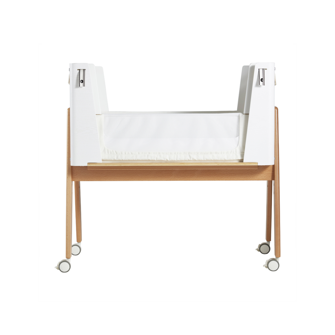 Hera Bedside Sleeper - Scandi White | Natural